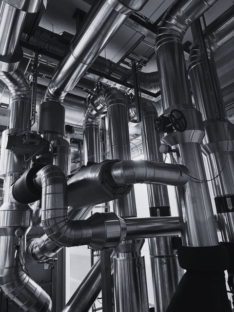 Industrial pipework fabricated by ESP Projects